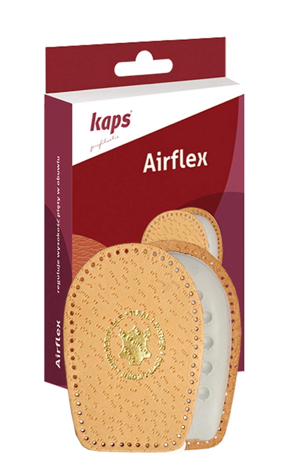 kaps-airflex-fersenpolster-einlegesohle-leder-fersenkissen image 2