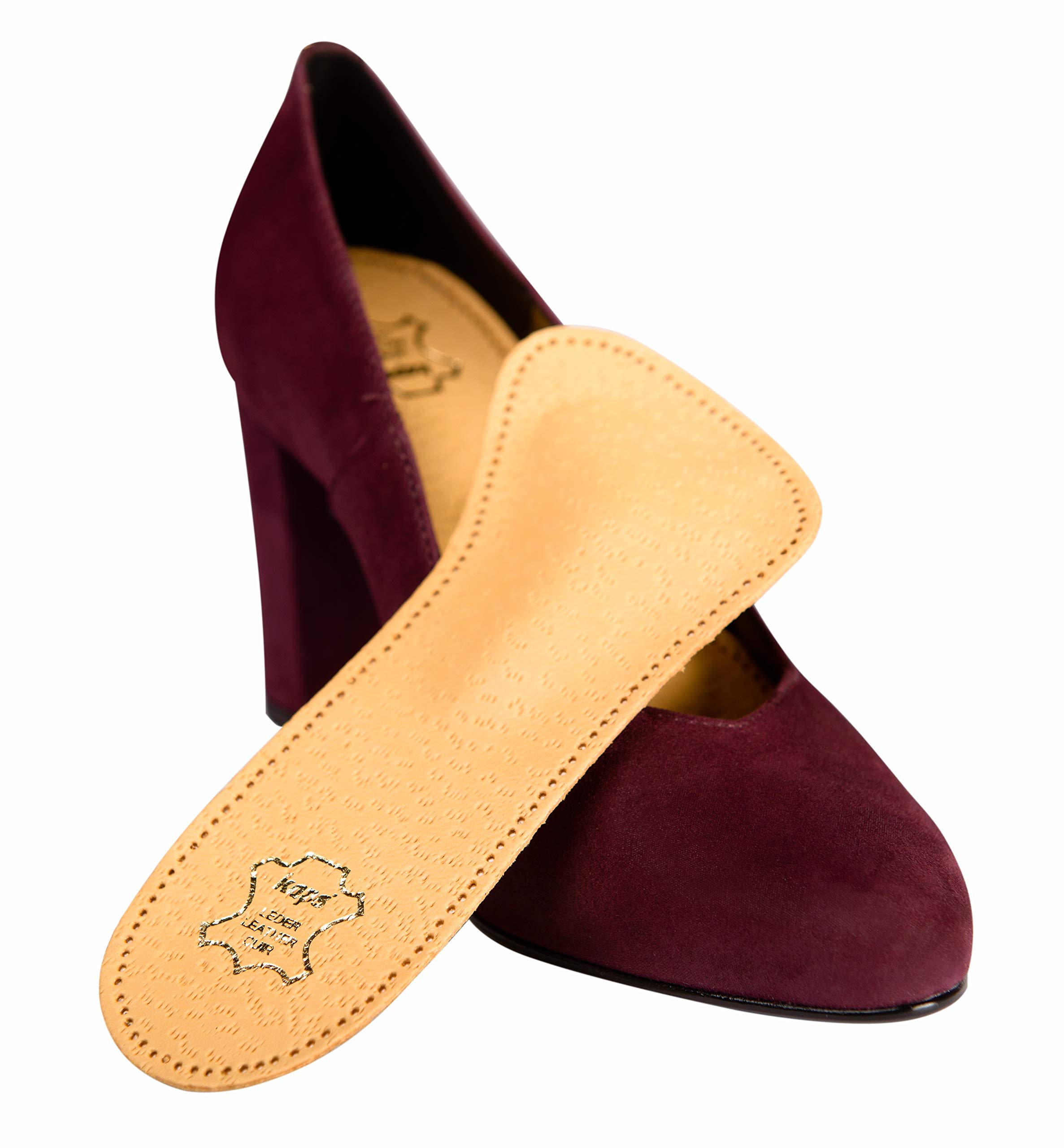 kaps-orthop-dische-3-4-leder-schuheinlagen-f-r-damen-mittelfu-w-lbungs-unterst-t image 5