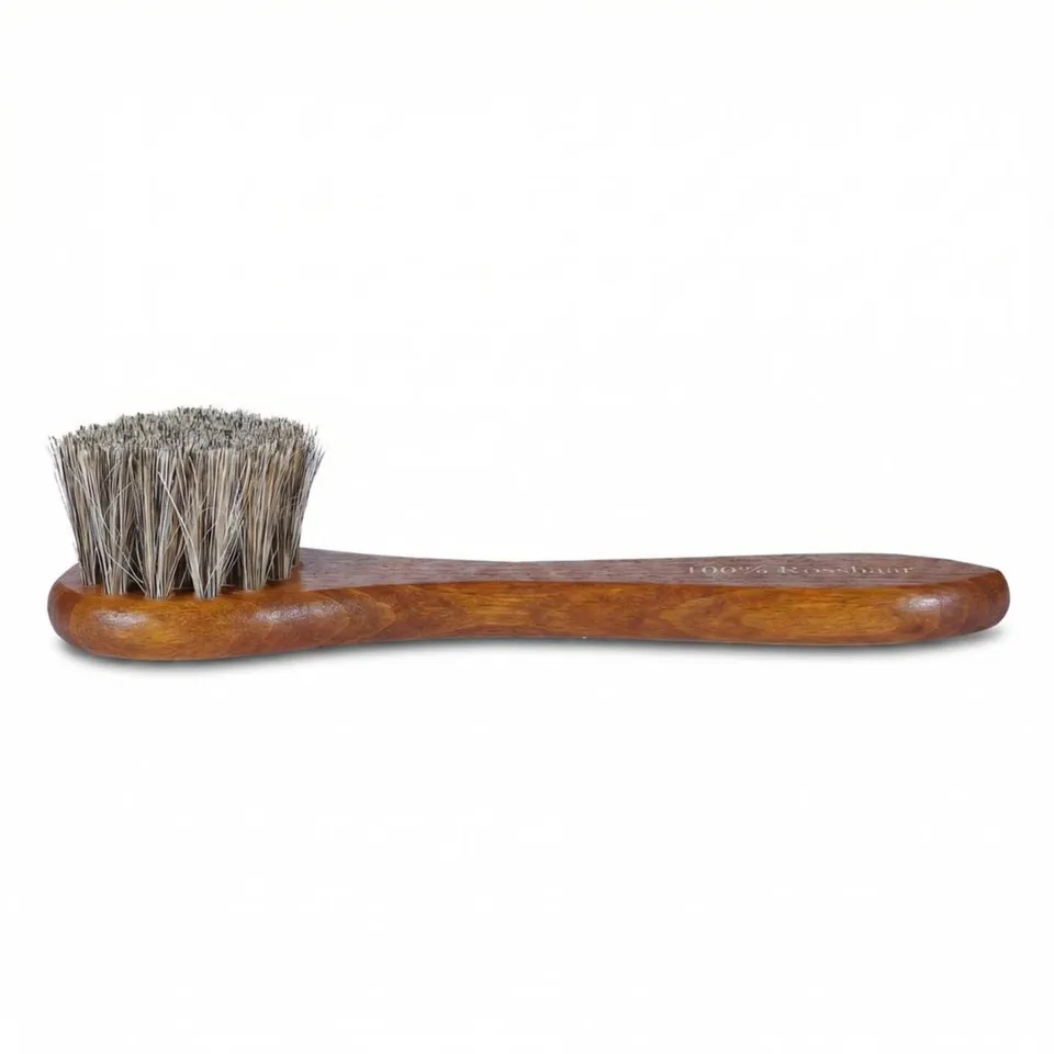 kaps-auftragsb-rste-f-r-schuhcreme-pinselb-rste-mit-starken-borsten-f-r-leder image 1