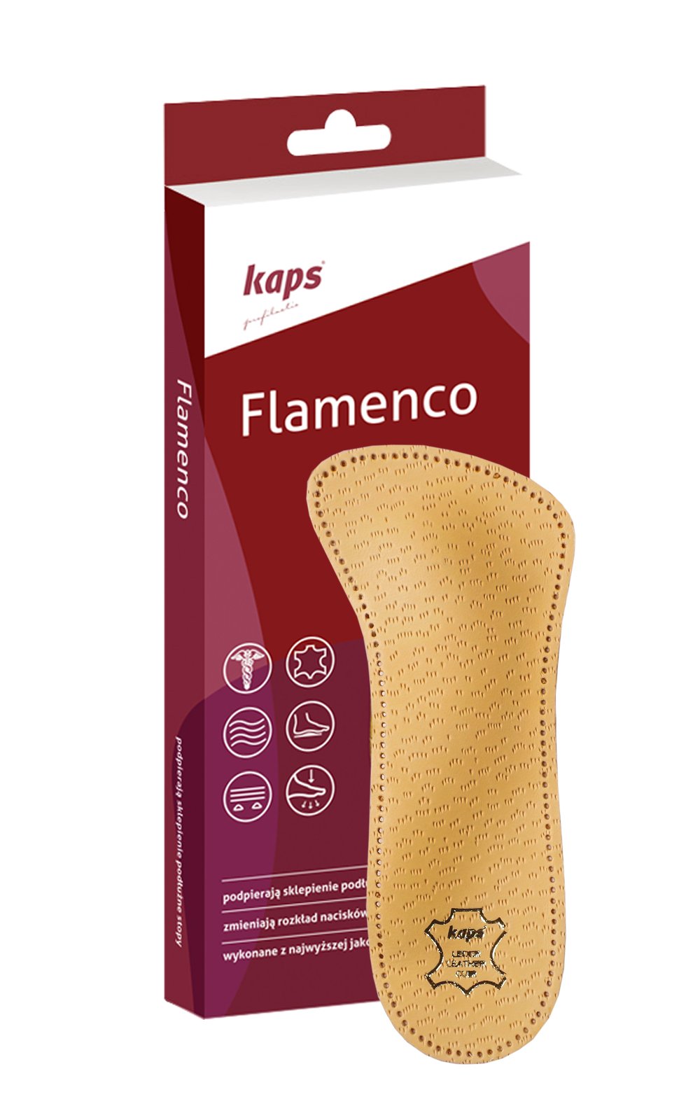 kaps-flamenco-orthop-dische-3-4-leder-einlegesohlen image 4