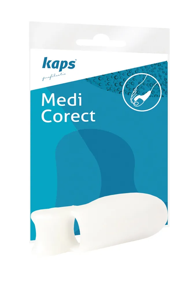 kaps-medi-corect-hallux-valgus-zehenspreizer-mit-zehenschutzkappe-soft-silikon-g image 1