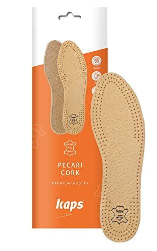 kaps-pecari-cork-premium-einlegesohlen-schaffell-leder-naturkork-women-38-eur image 7