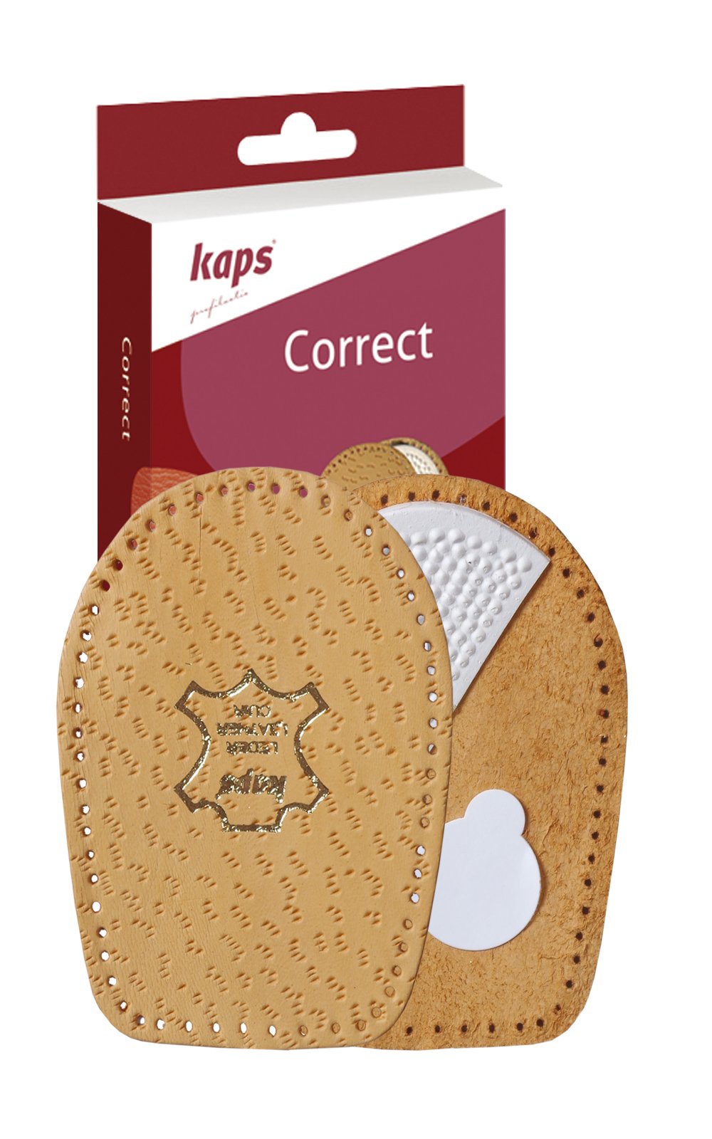 kaps-correct-fersenpolster-aus-schafleder-selbstklebend-gr-35-37 image 1