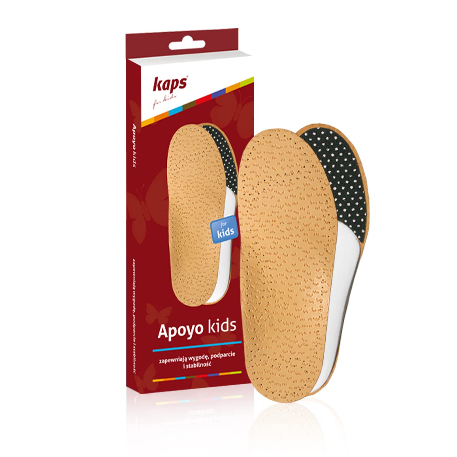 kaps-apoyo-kinder-einlegesohlen-leder-gr-21-22-orthop-disch image 2