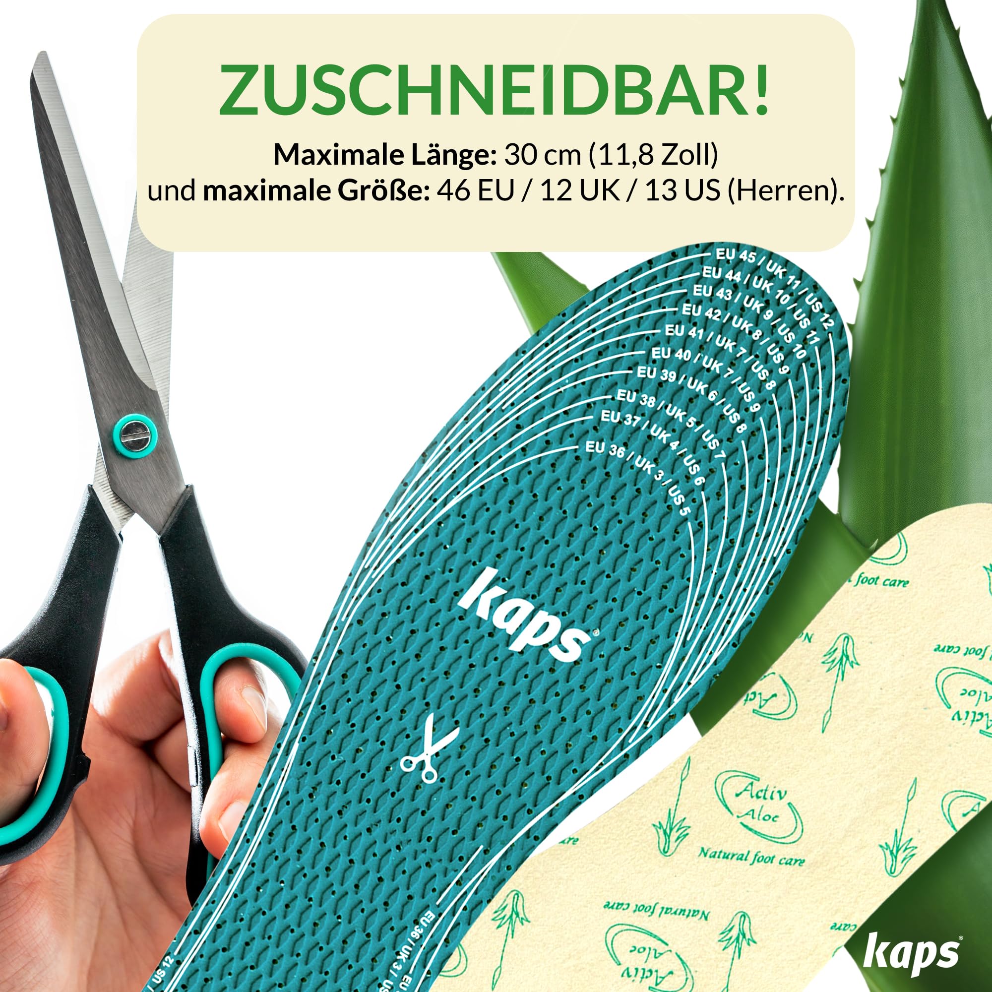 kaps-aloe-vera-einlegesohlen-6-paar-zuschneidbar-gr-36-46 image 6