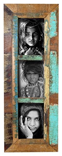 nawemo-recycling-bilderrahmen-trilogie-altholz-62x23-cm-f-r-3x-10x15-cm image 1