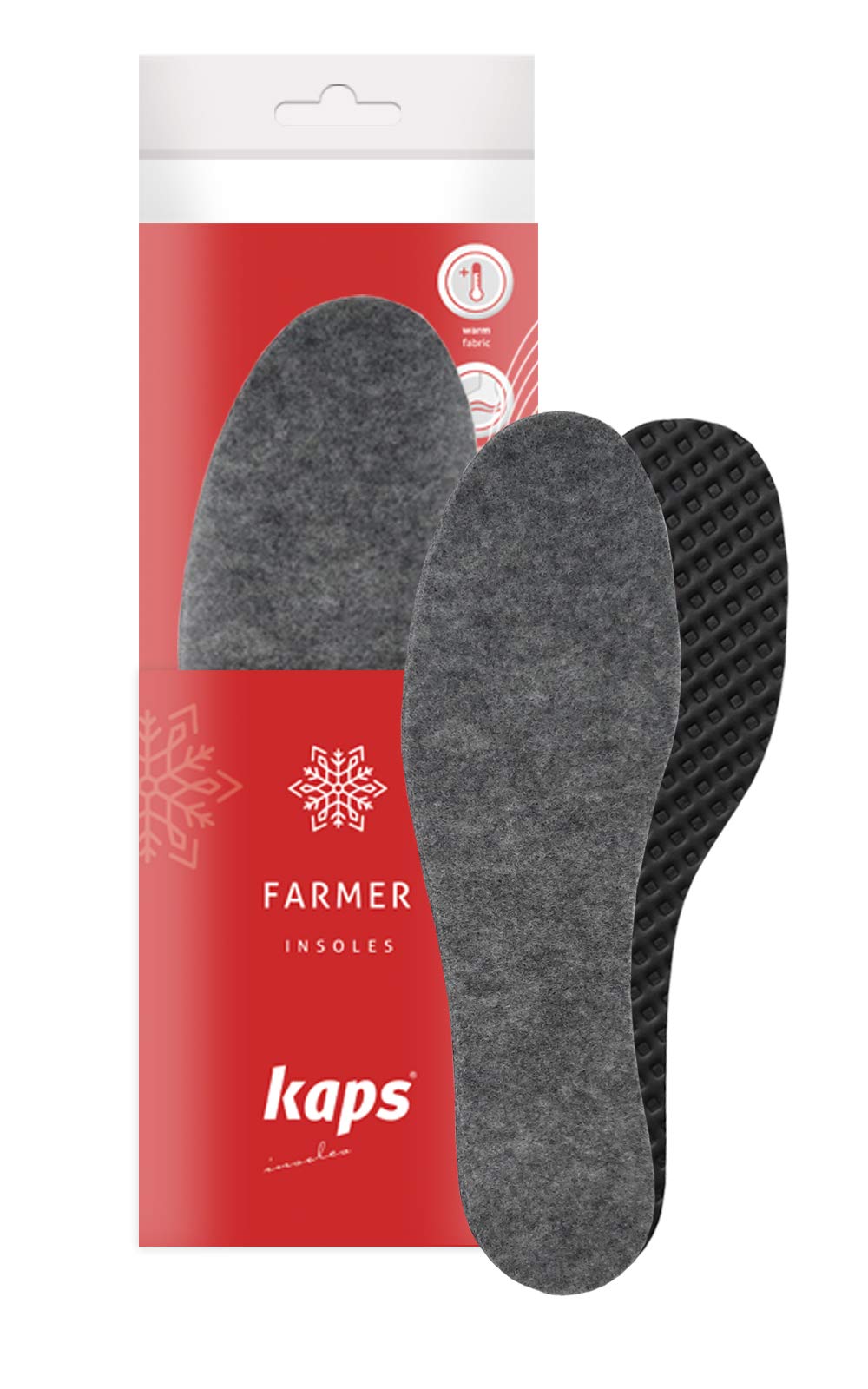 kaps-farmer-winter-einlegesohlen-warme-aktivkohle-sohlen-1-paar image 2