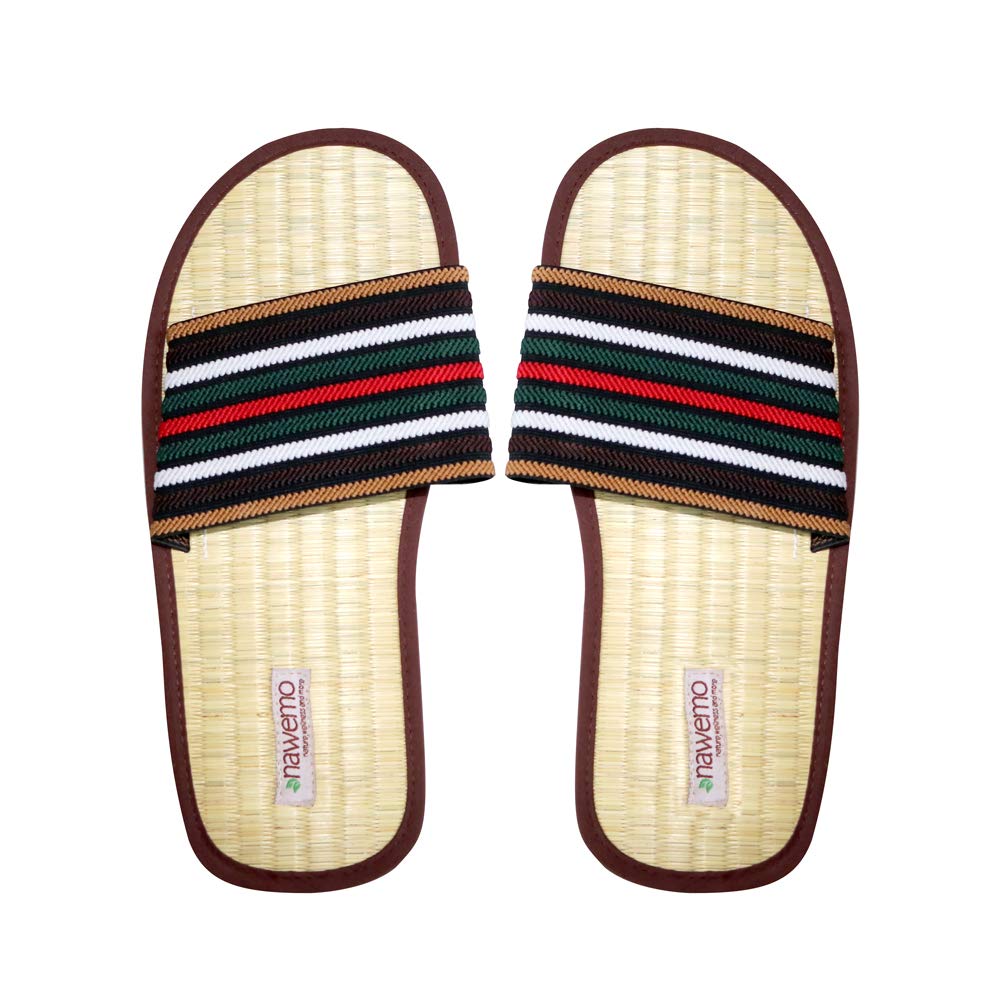 nawemo-zimtlatschen-brown-strap-slipper image 1