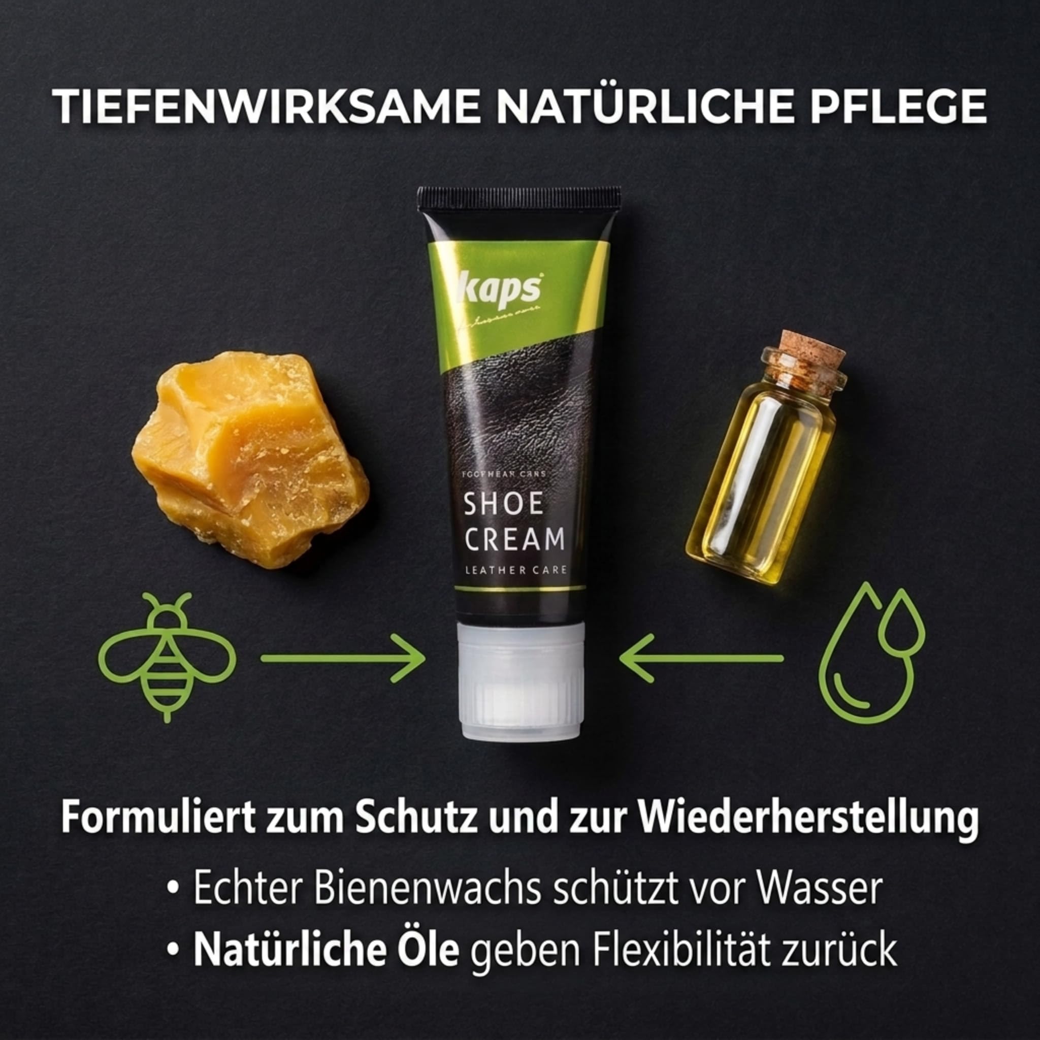 kaps-schuh-creme-f-r-leder-und-synthetische-materialien-intensive-pflege-und-imp image 4