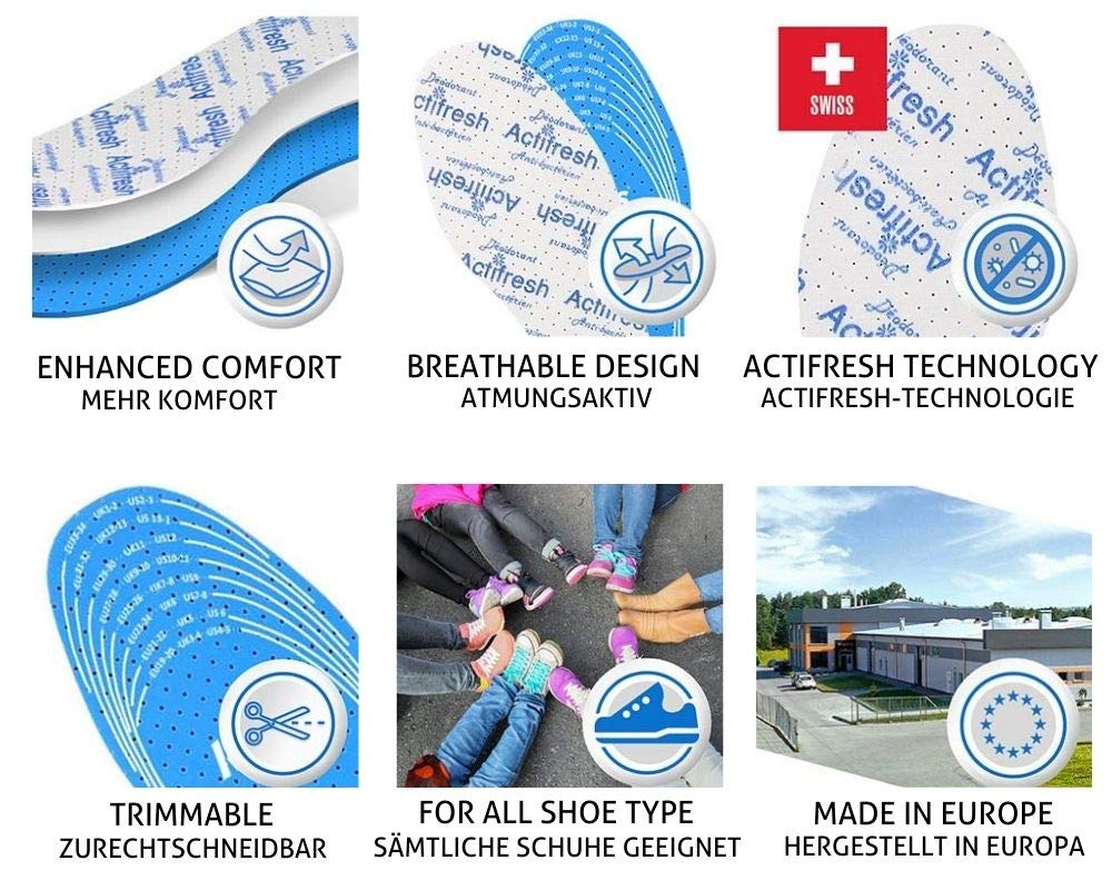 kaps-actifresh-kinder-einlegesohle-zuschneidbare-latexschaum-sohle-eu-19-35 image 3