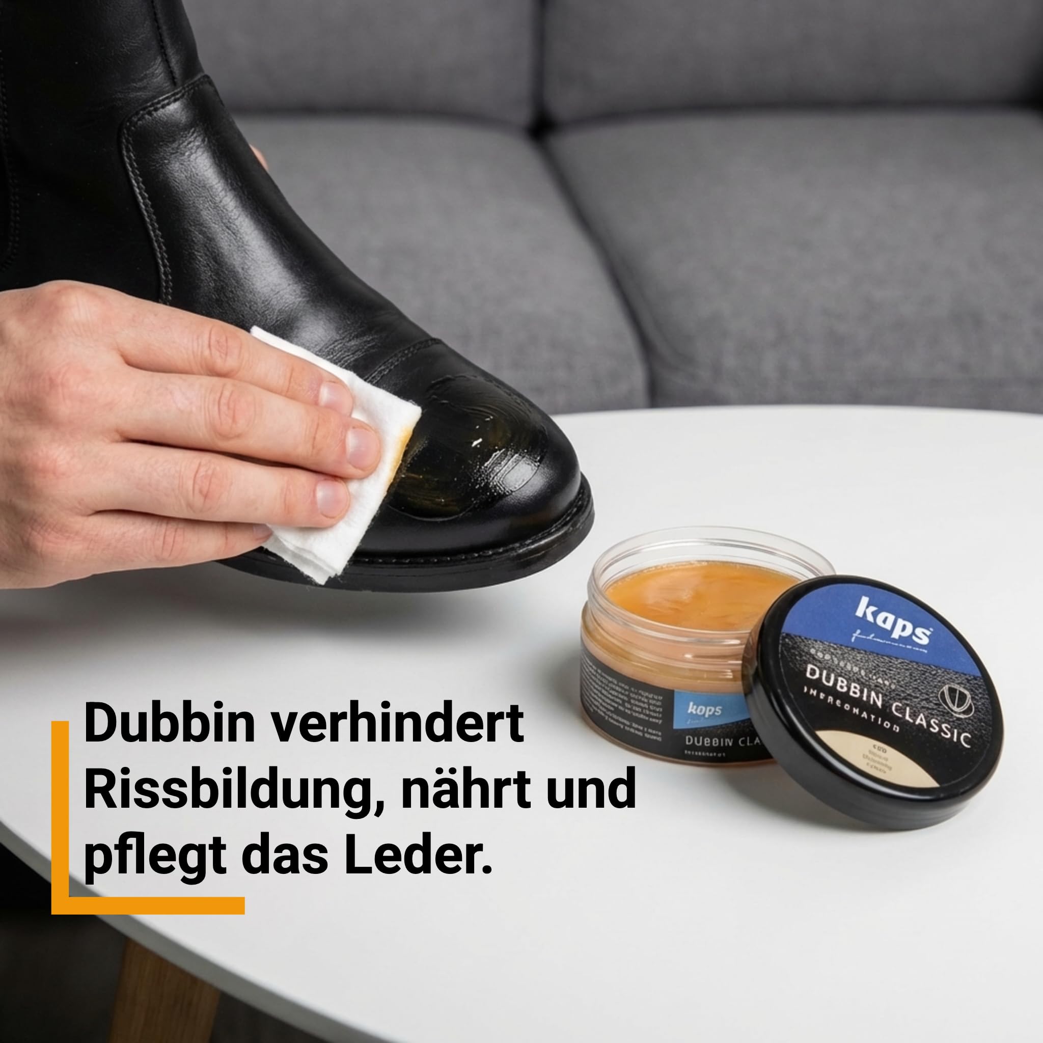 kaps-dubbin-classic-lederfett-200-ml-impr-gnierung-und-lederpflege image 5