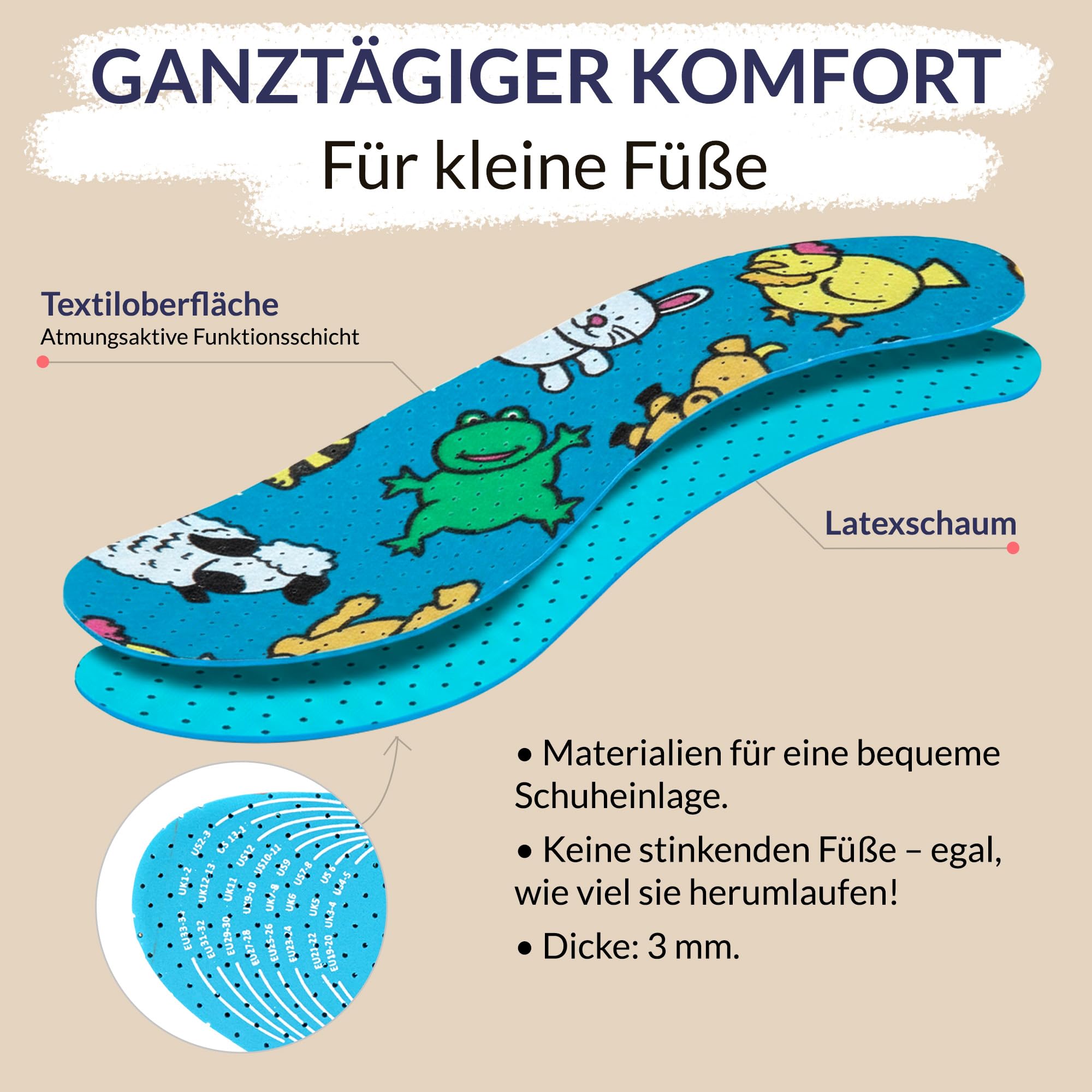 kaps-offspring-einlegesohlen-kinder-zuschneidbar-6-paar image 3