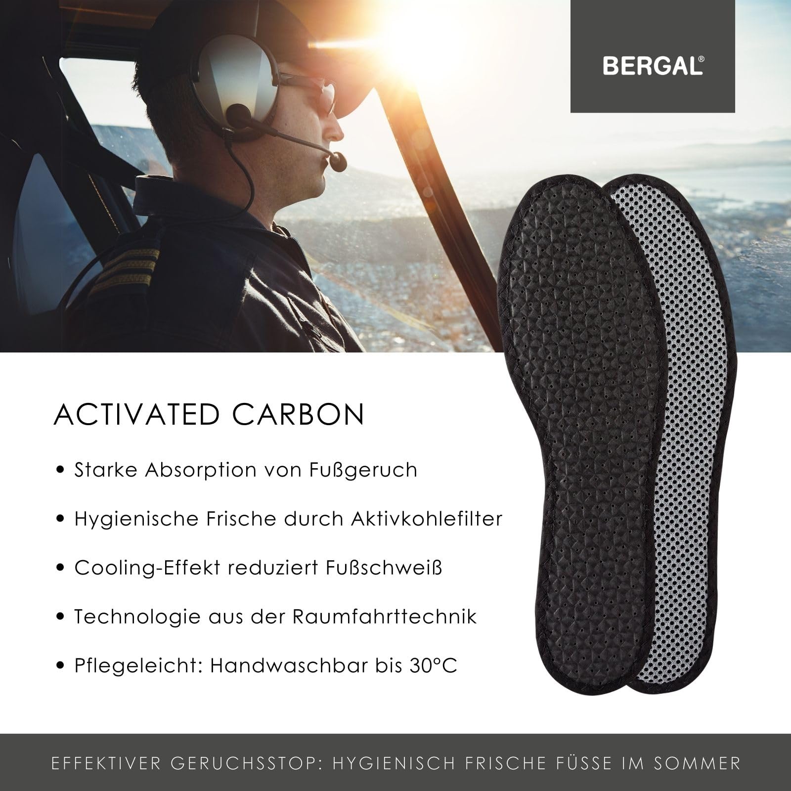 bergal-activated-carbon-einlegesohle-gr-39-gegen-schwei-f-e image 2