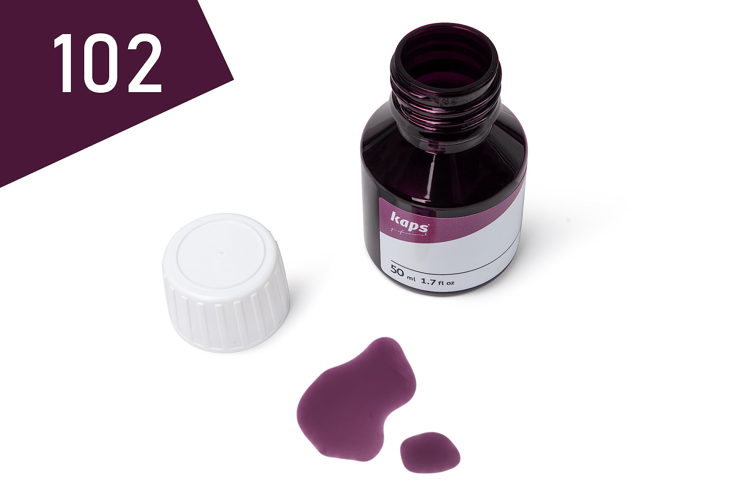 kaps-suede-dye-wildlederfarbe-nubukfarbe-50-ml-mit-pinsel-102-dunkelviolett image 2