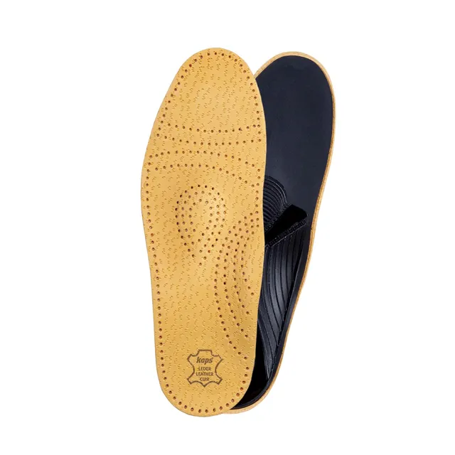 kaps-relax-premium-einlegesohlen-aus-pecari-leder-mit-aktivkohle-gr-e-35 image 1