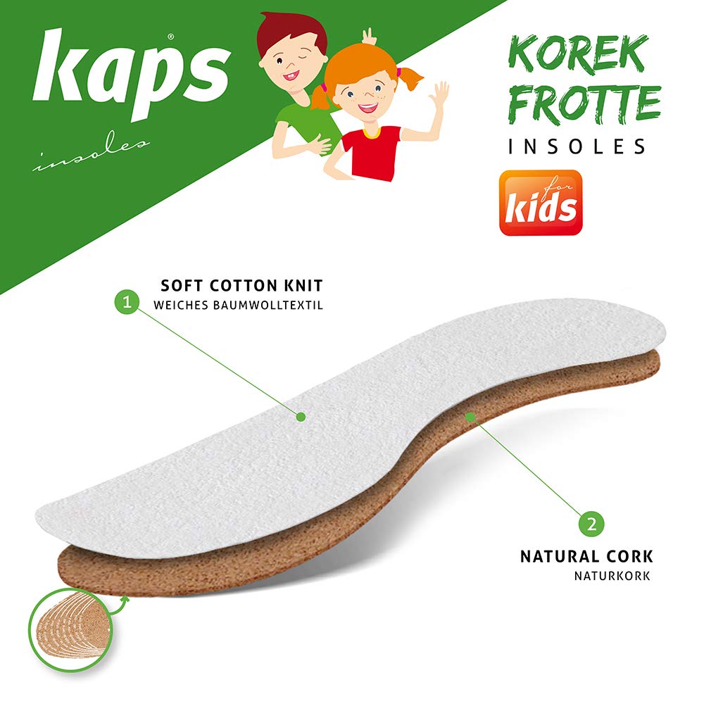 kaps-kinder-einlegesohlen-baumwollfrottee-zuschneidbar-bis-eu-35 image 2