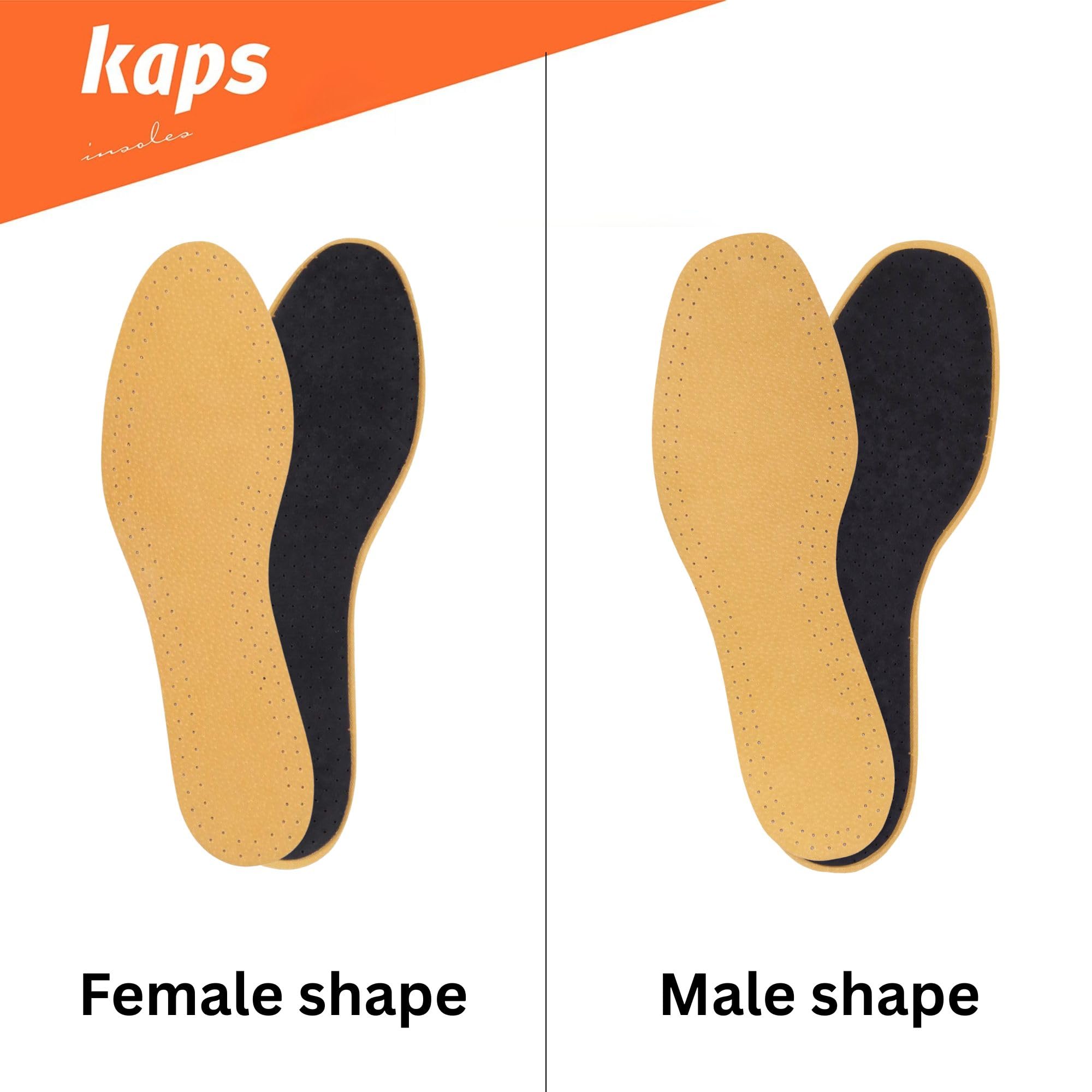 kaps-leather-carbon-einlagen-leder-aktivkohle-6-paar-gr-36 image 3