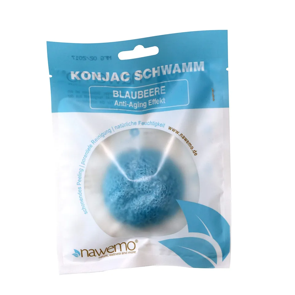 nawemo-konjac-schwamm-blaubeere-gesichtspeeling image 1