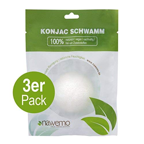 nawemo-konjac-schwamm-kollagen-gesichts-schwamm-3er-pack image 1