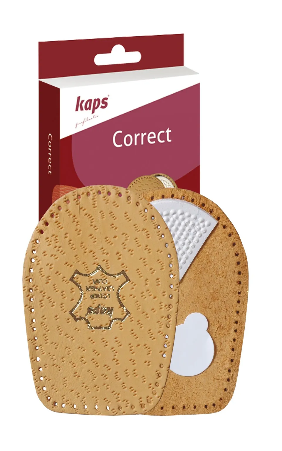 kaps-correct-fersenpolster-aus-schafleder-selbstklebend-gr-35-37 image 1