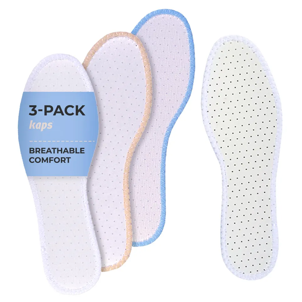kaps-soft-cool-einlegesohlen-3-paar-gr-36-perforierter-latexschaum image 1