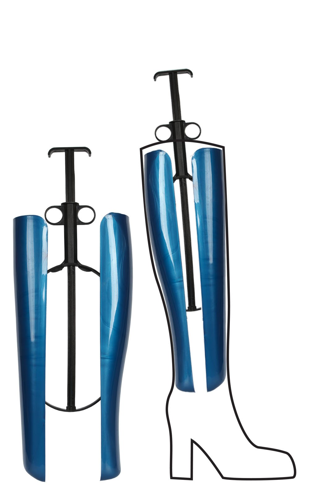 kaps-automatischer-stiefelspanner-35-cm-schwarz-blau-1-paar image 2