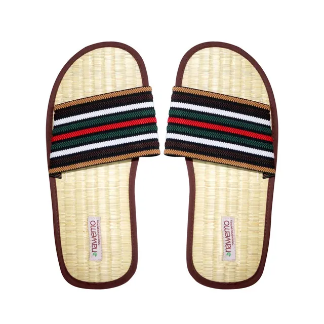 nawemo-zimtlatschen-brown-strap-slipper image 1