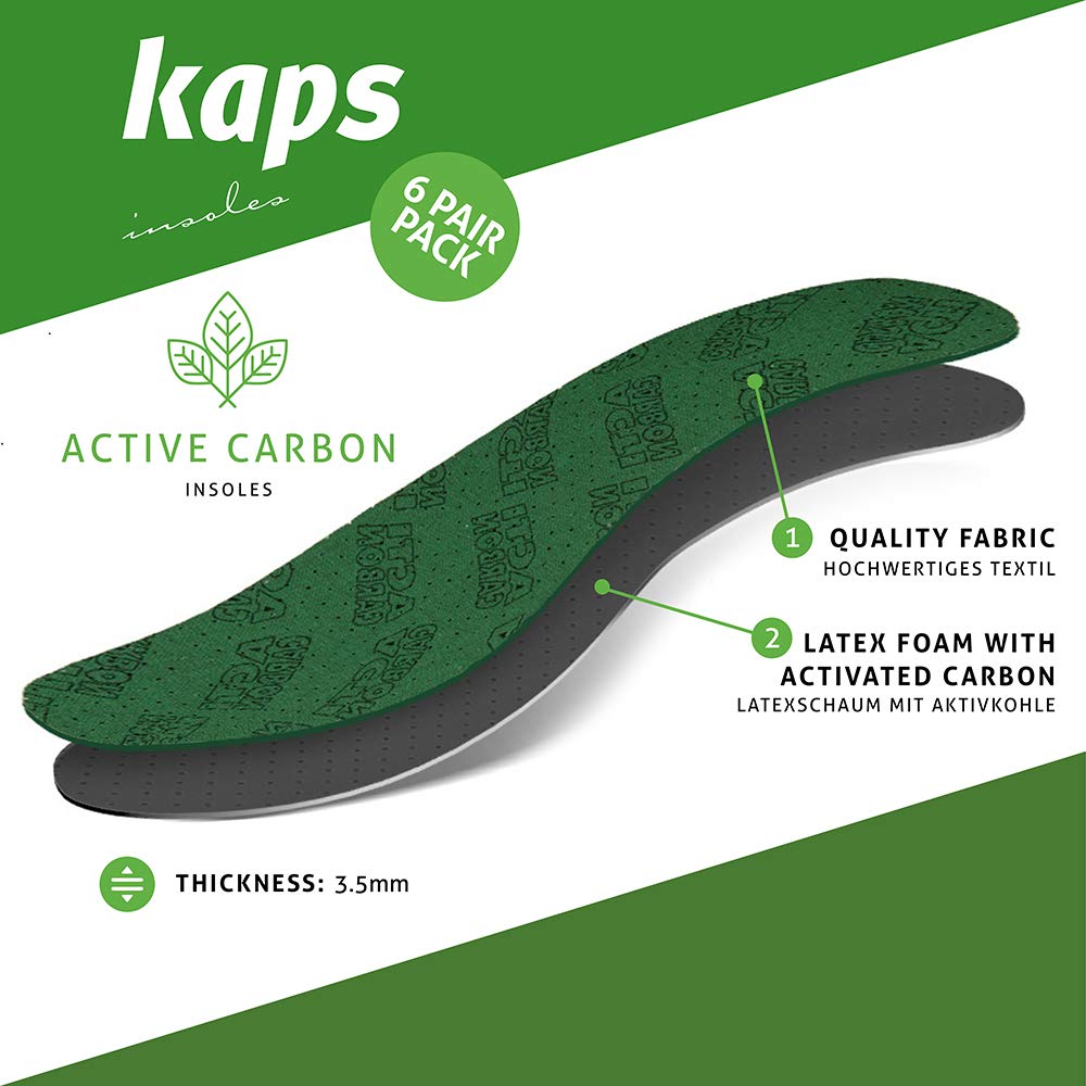 kaps-active-carbon-einlegesohlen-6-paar-set-unisex image 2