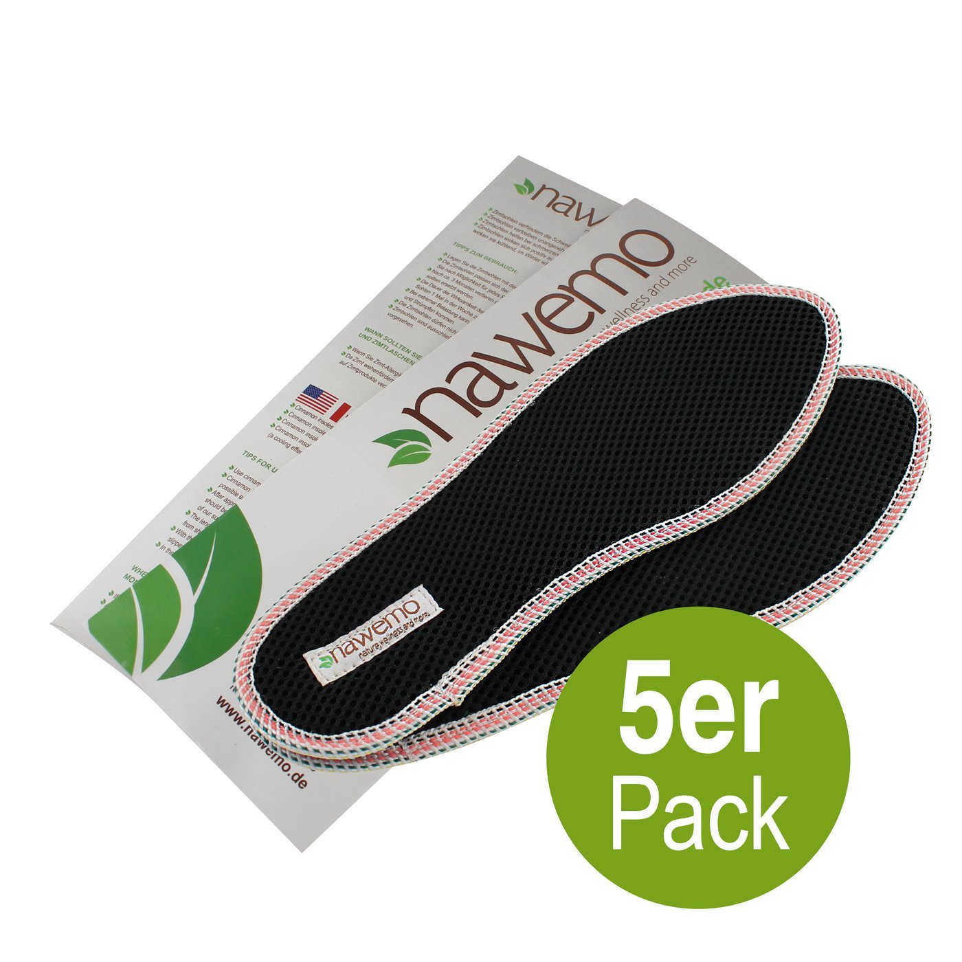 nawemo-zimtsohlen-3d-einlegesohlen-5er-pack-schwarz-37-eu image 3