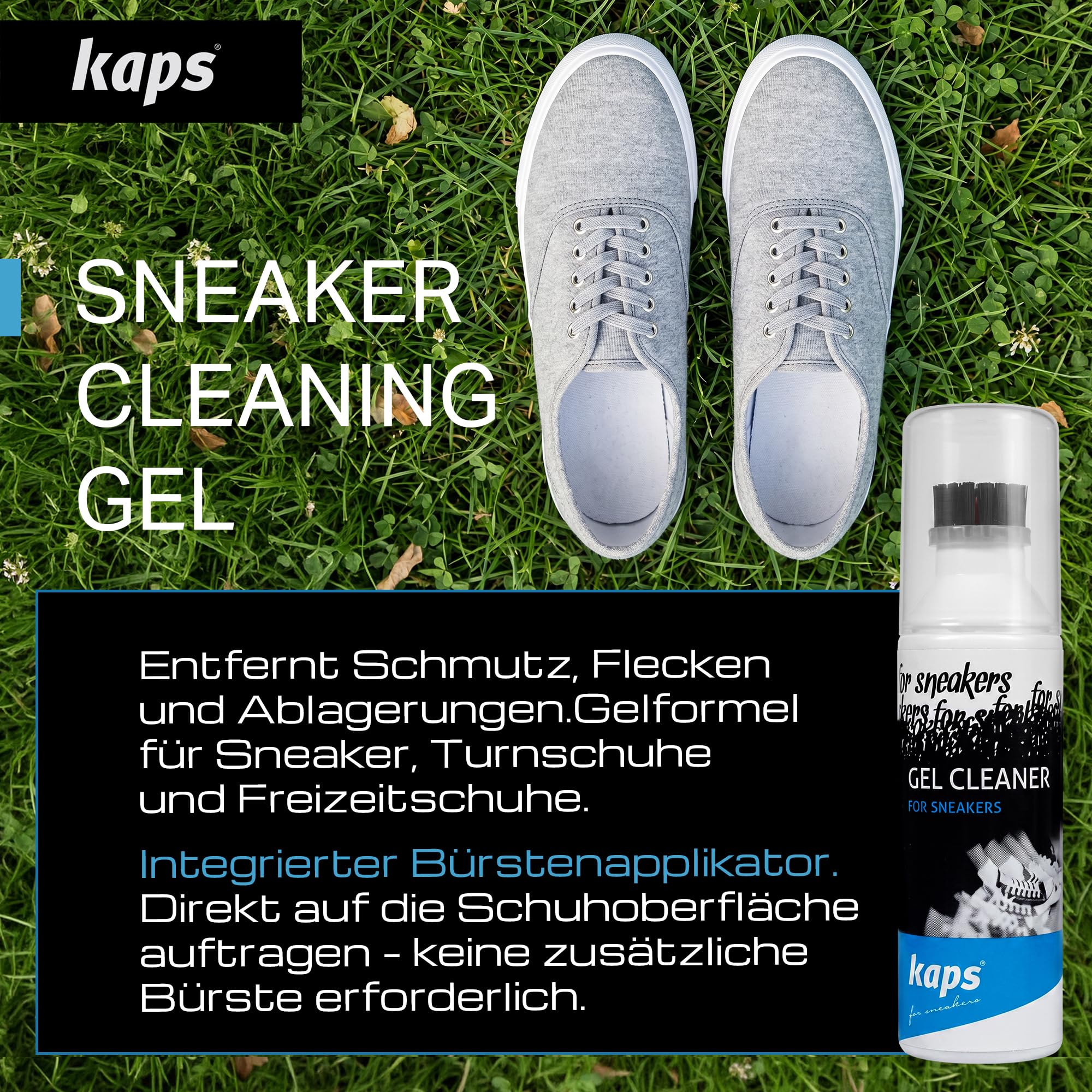kaps-sneaker-reiniger-gel-100-ml-schuhreiniger-mit-b-rsten-applikator image 2
