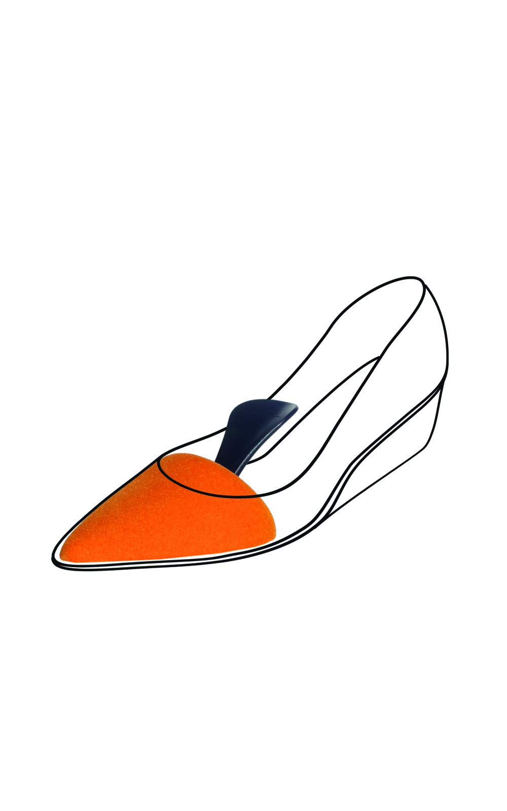 kaps-spitzer-schaumstoff-schuhspanner-mit-griff-halbspanner-f-r-spitze-schuhe image 4