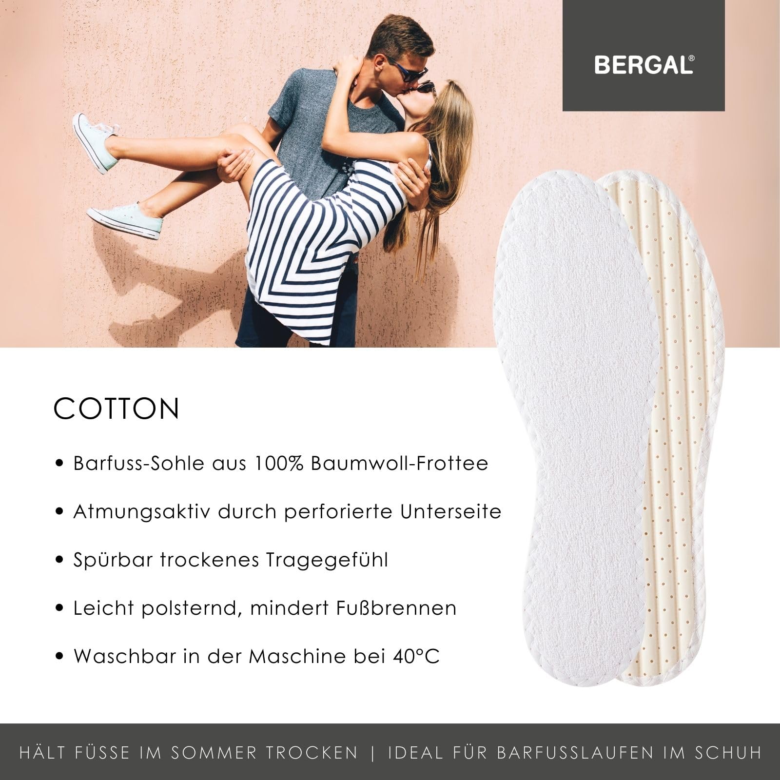 bergal-cotton-barfu-sohlen-3-paar-gr-36-frottee-einlegesohlen image 2