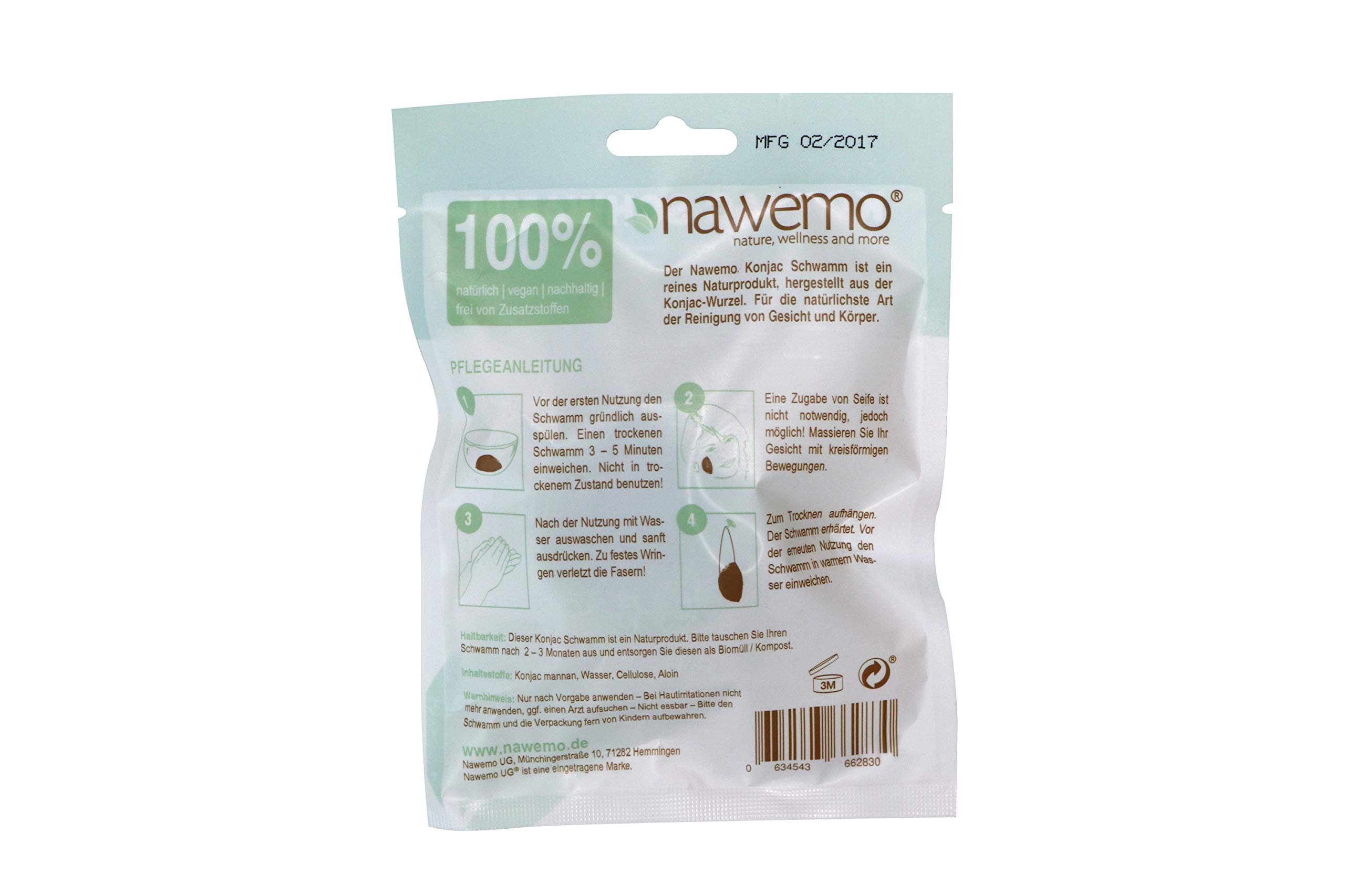 nawemo-konjac-schwamm-aloe-vera-gesichtsschwamm image 2