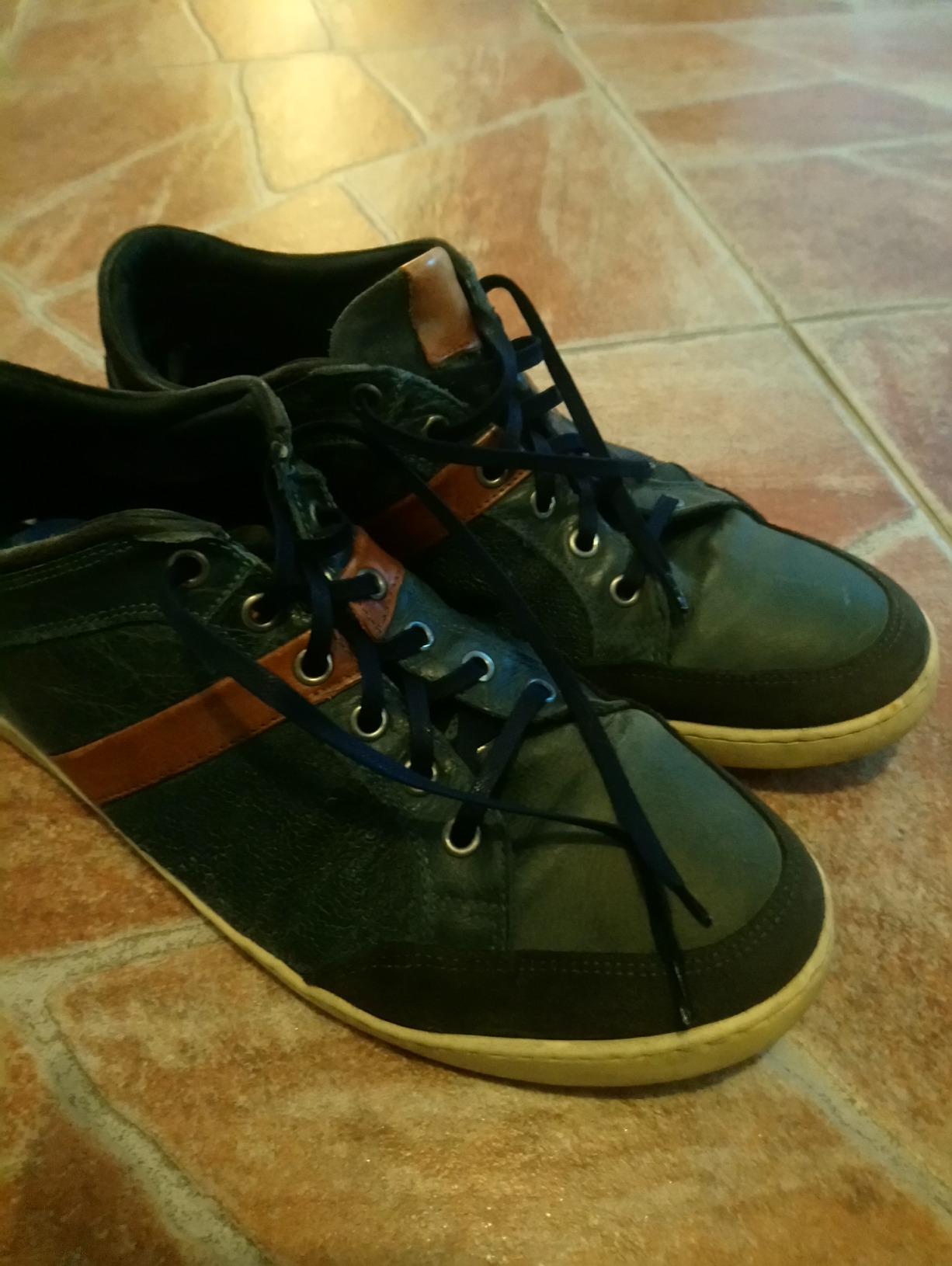 Werten alte Schuhe auf