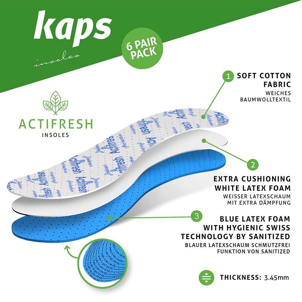 kaps-actifresh-einlegesohlen-geruchshemmend-sanitized-gr-36-46 image 2