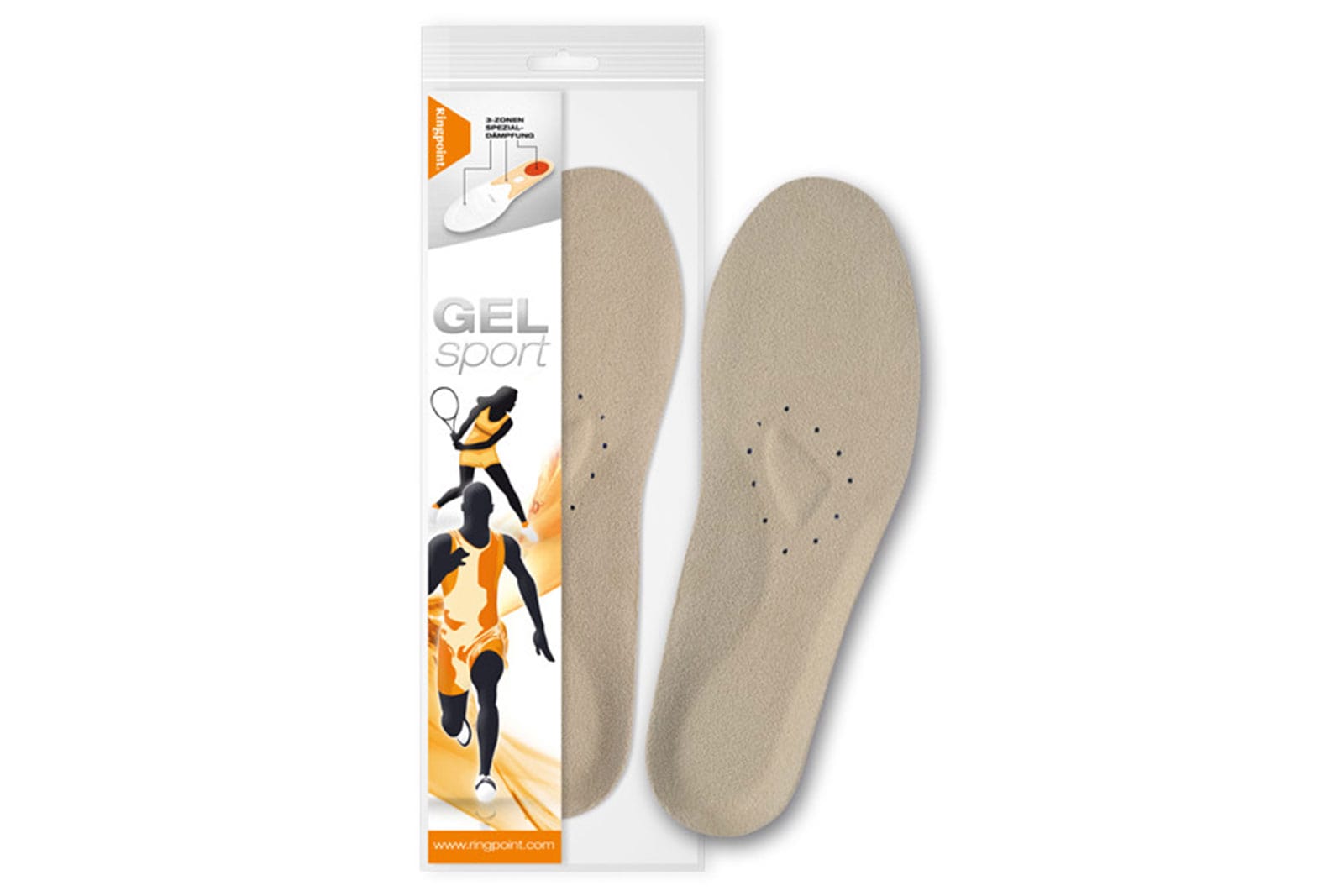 ringelspitz-gel-einlegesohle-sportlich-f-r-laufen-jogging image 2