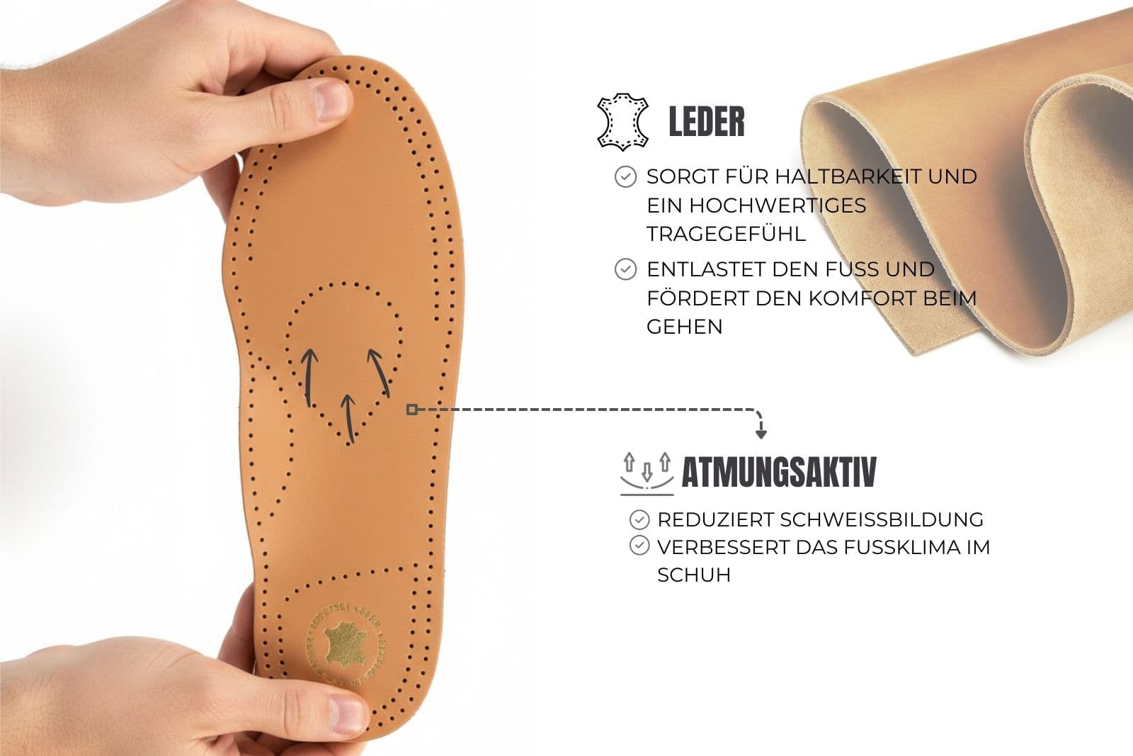 ringelspitz-leder-einlegesohle-komfort-schafleder image 6