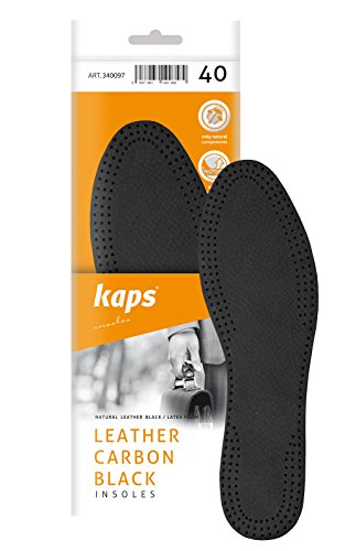 kaps-leder-einlegesohle-damen-schwarz-aktivkohle image 5
