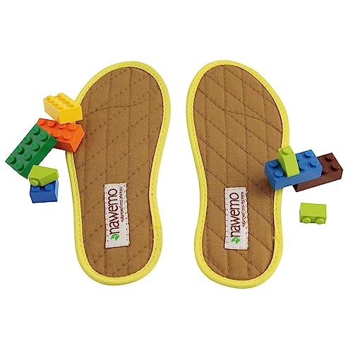 nawemo-zimtsohlen-kinder-baumwolle-natur-braun-5er-pack-gr-26 image 3