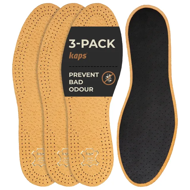 kaps-pecari-carbon-einlegesohle-damen-36-3-paar-schaffell-leder-mit-aktivkohle image 1