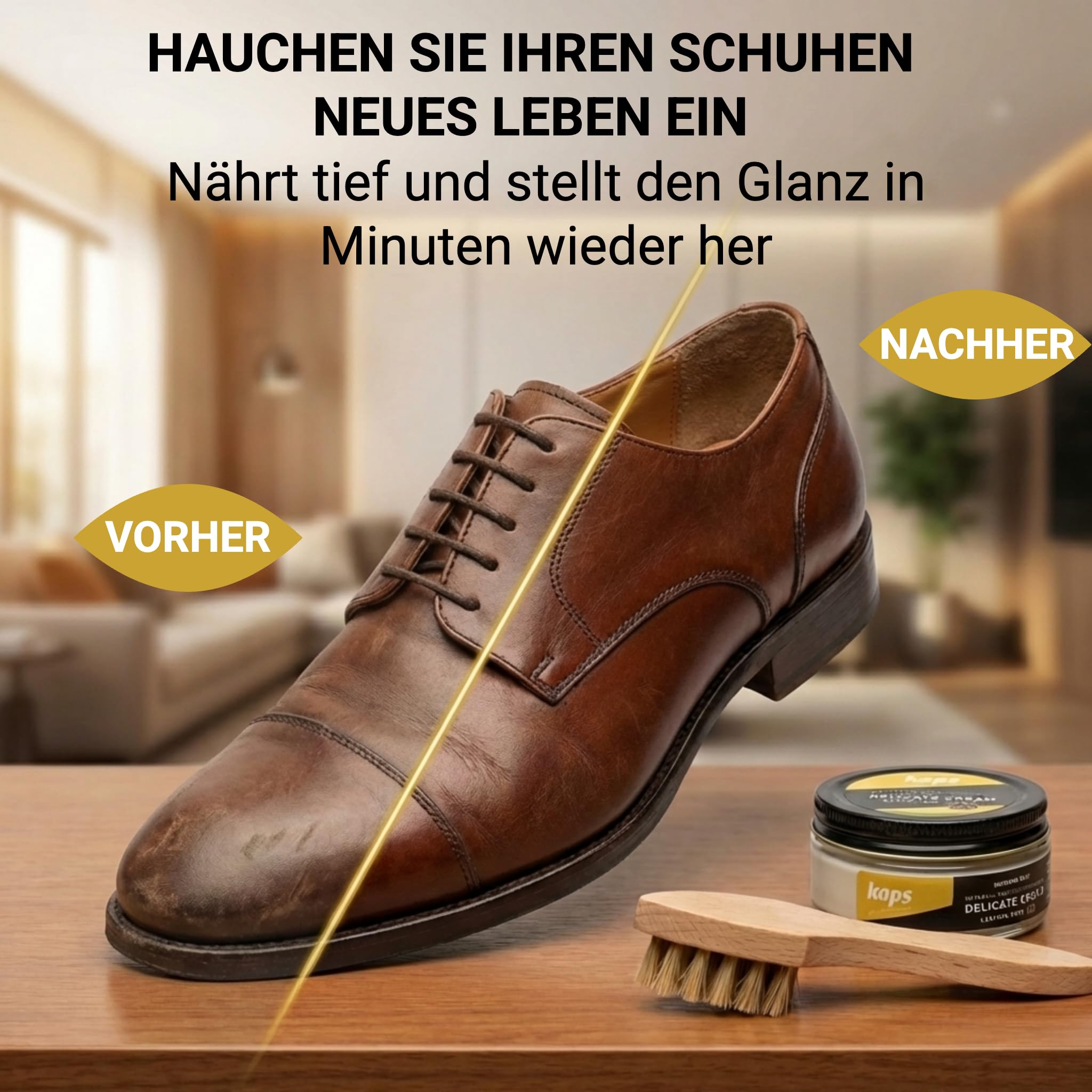 kaps-napoli-schuhpflegeset-9-teilig-f-r-glattleder-mit-schuhcreme-und-b-rsten image 3