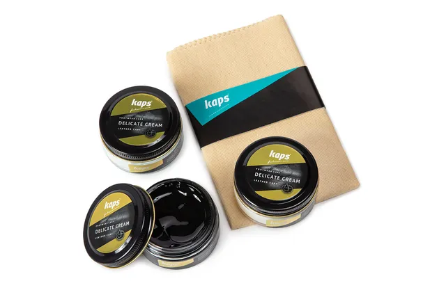 kaps-schuhcreme-set-3x-50-ml-mit-baumwolltuch-f-r-glattleder-kunstleder image 1