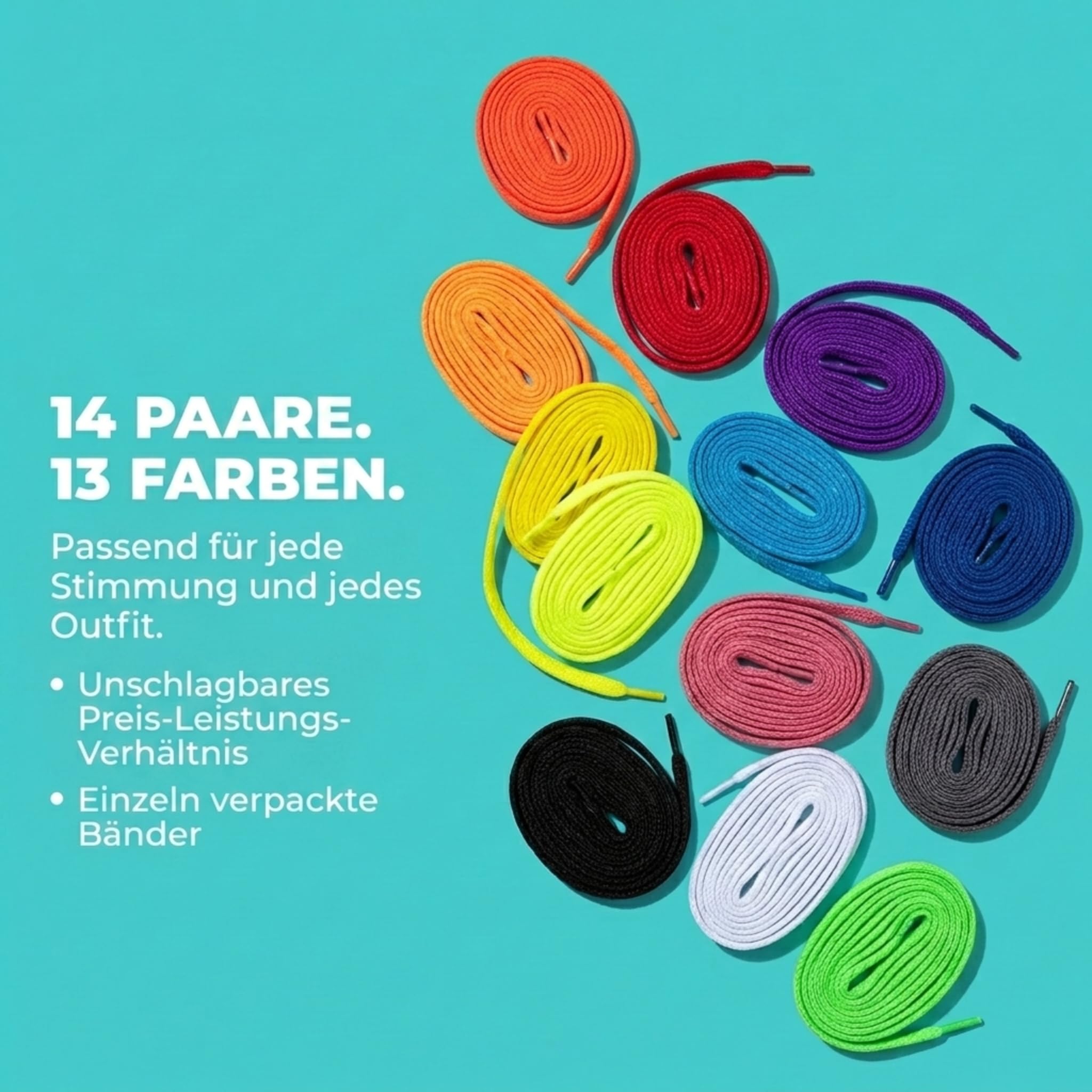 kaps-schn-rsenkel-set-14-paar-flach-neon-f-r-sneaker-und-sport image 2