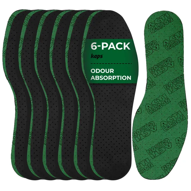 kaps-active-carbon-einlegesohlen-6-paar-set-unisex image 1