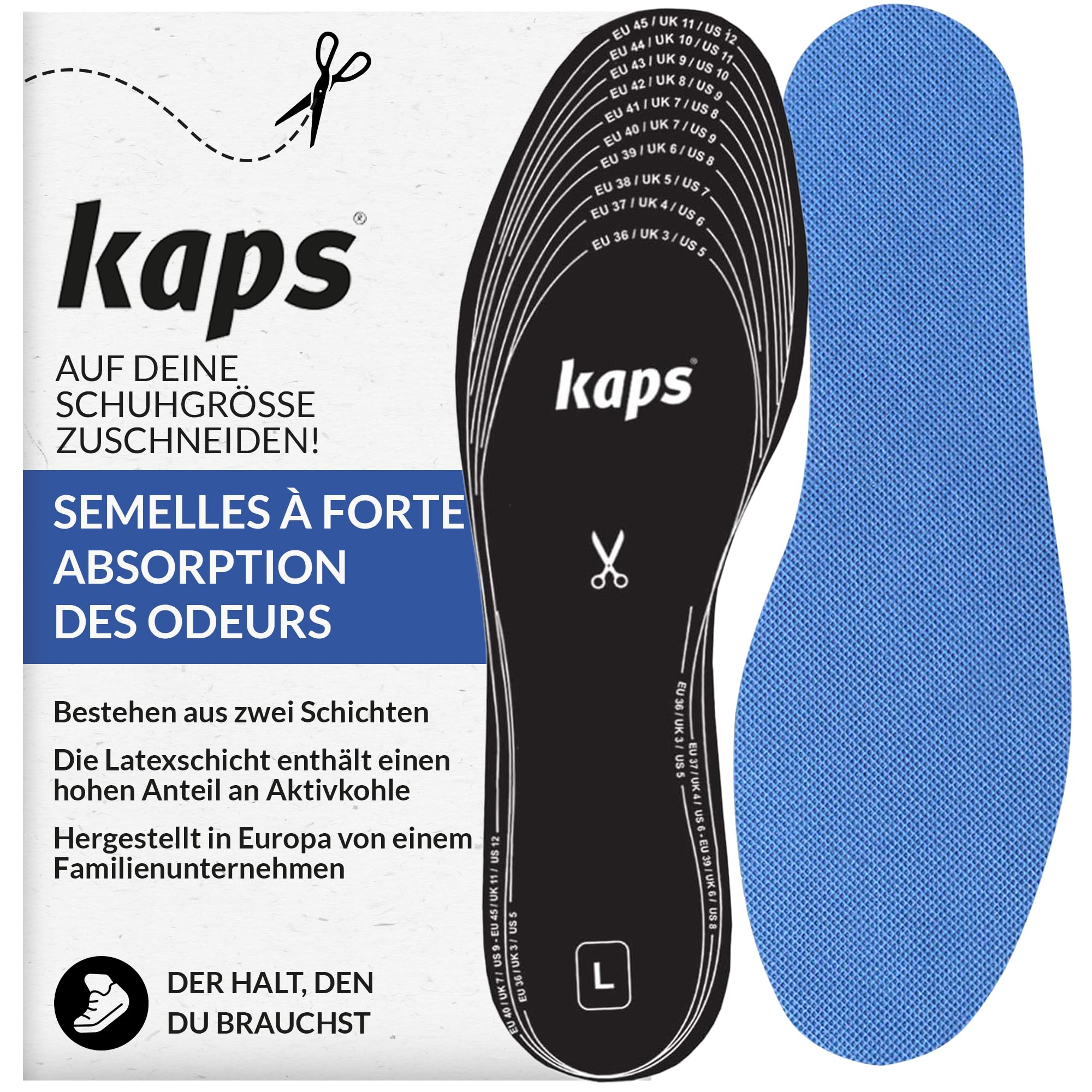 kaps-odour-stop-strong-aktivkohle-einlegesohlen-1-paar-bis-gr-e-46 image 1