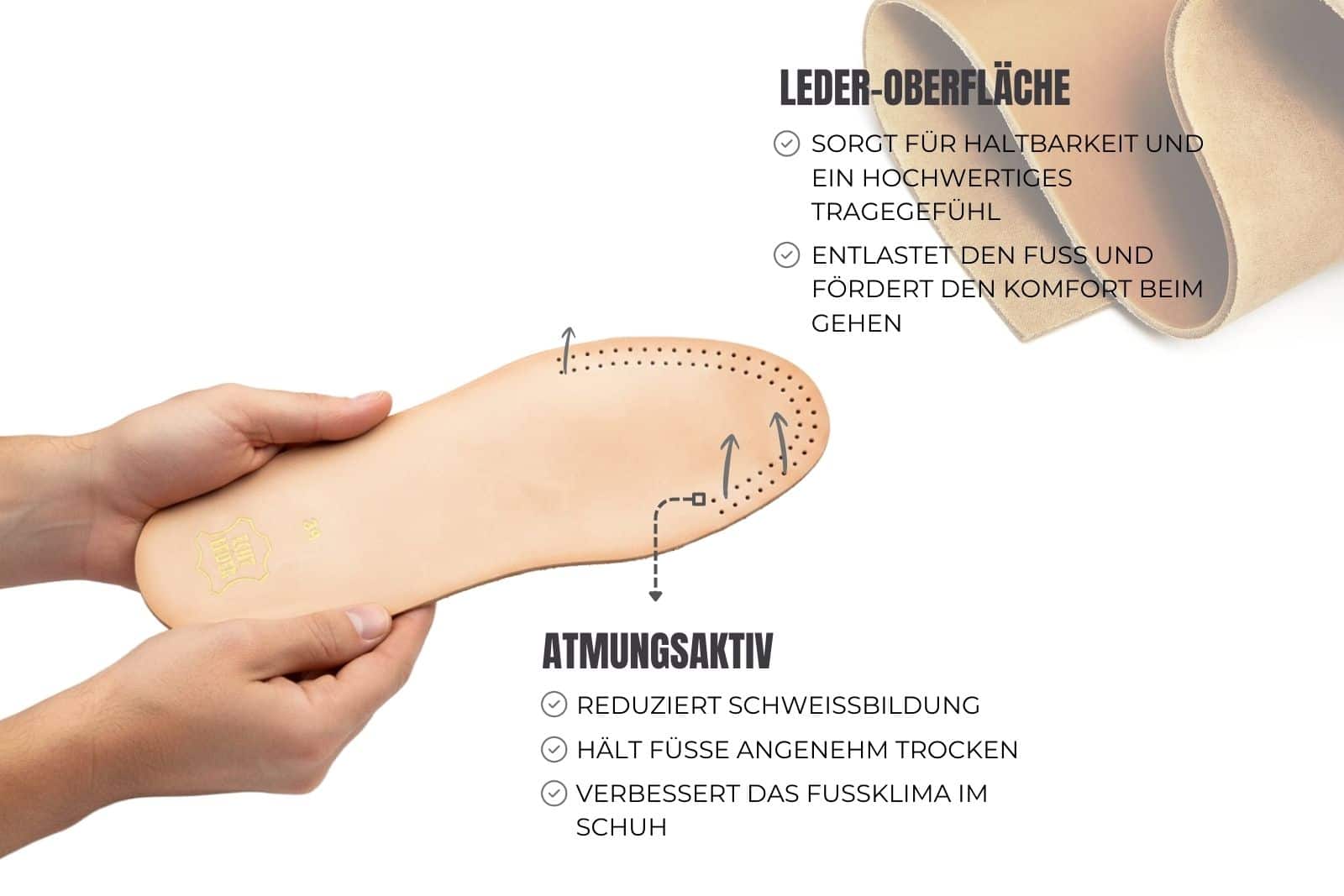 ringelspitz-ergonomische-leder-einlegesohle-mit-fersenpolsterung image 5