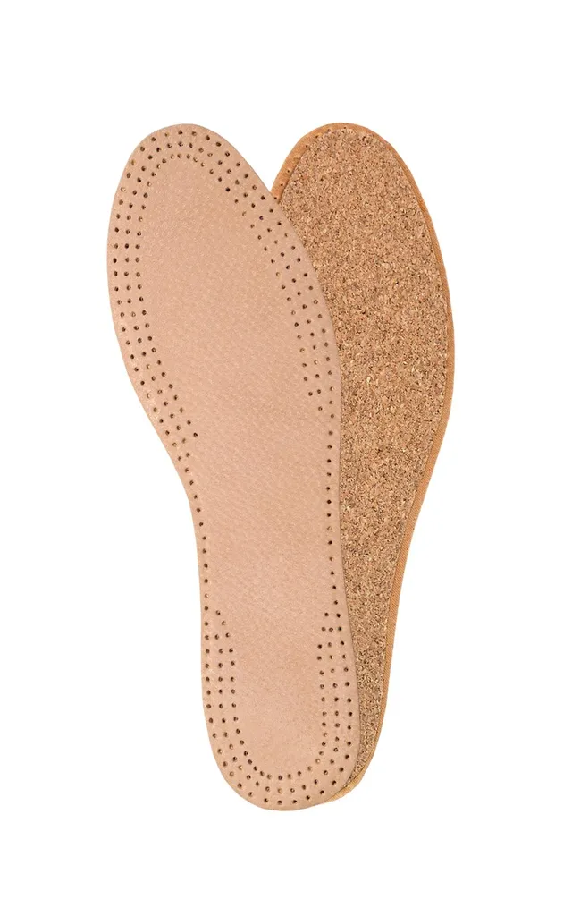kaps-einlegesohlen-mit-korkschicht-aus-nat-rlichem-leder-damen-35-beige image 1