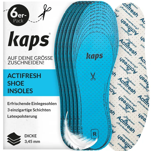 kaps-actifresh-einlegesohlen-zum-zuschneiden-6-paar image 1