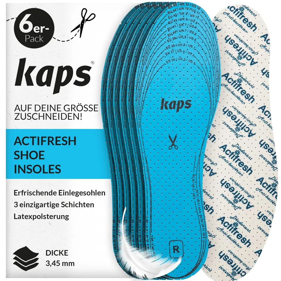 kaps-actifresh-einlegesohlen-zum-zuschneiden-6-paar image 1