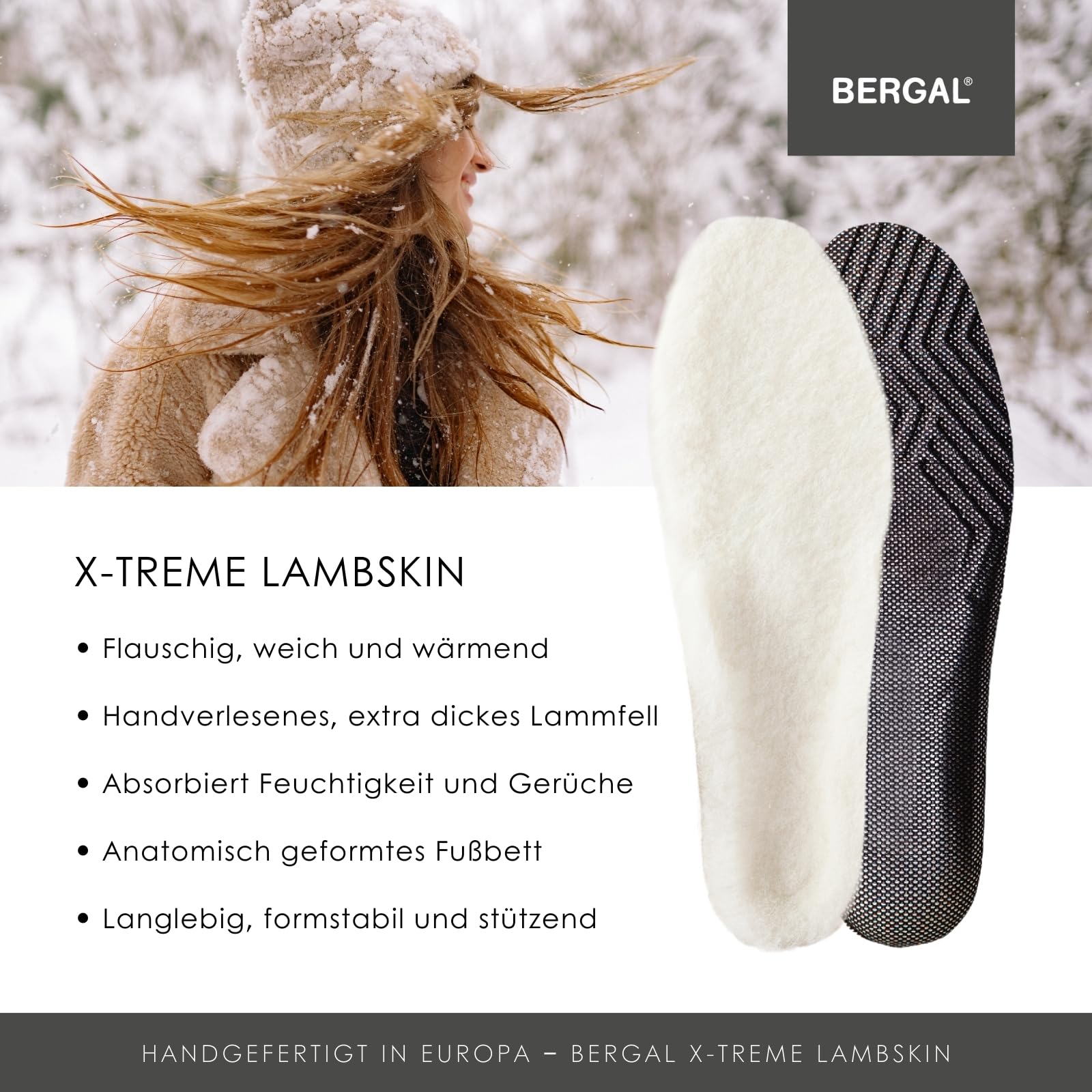 bergal-x-treme-lambskin-lammfell-einlegesohle-gr-36-42 image 2